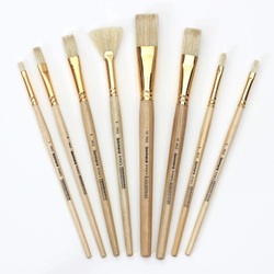 Isomars Creative Flat Hog Brush - Set of 8 - CFH